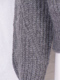 NYHED! LIMITED EDITION Cardigan m. naturknapper i kraftig strik - Mari