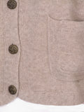 NYHED! LIMITED EDITION Cardigan m. guldknapper i kraftig strik - Anna
