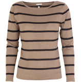 Silke & cashmere stribet bluse Ines
